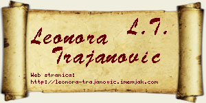 Leonora Trajanović vizit kartica